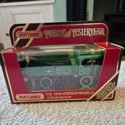 NEW - MATCHBOX MODELS OF YESTERYEAR - LIMITED EDITION - Y18 1918 ATKINSON - Image 1 of 4