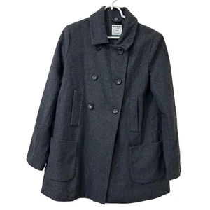 Cappotto doppiopetto Old Navy donna taglia small grigio antracite misto lana - Foto 1 di 5
