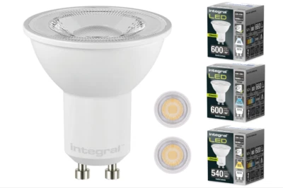 Integral 5.7w Dimmable 36D GU10 Spotlight Bulb - 2700K | 3000K | 4000K | 6500K - Image 1 of 4