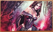 MTG PLAYMAT LILIANA VESS,GIFT BAG AND COMPLETE PLAYMAT RUG DOUBLE SEWING,NEW