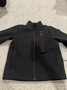 Milwaukee Heated Black Jacket Mens XL M12 No Battery 5 With Adaptor - Picture 1 of 7