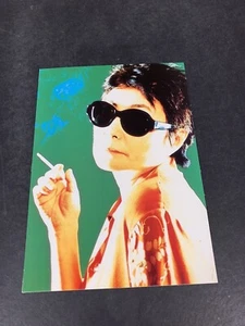 Vintage Yoko Ono 1995 Fly Plastic Ono Band & Rolling Stone Covers Tour Postcard - Picture 1 of 4