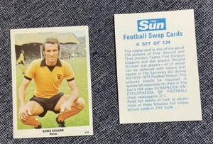 The Sun Football Swap Cards 1970-71 Derek Duggan, Wolves - Bild 1 von 1