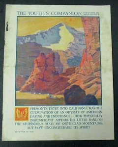 Nov. 23, 1922 THE YOUTH'S COMPANION  William Eaton Cover, Brownie, D&M ads etc  - Picture 1 of 5