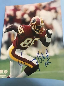 HENRY ELLARD SIGNED 8X10 PHOTO WASHINGTON REDSKINS      BSMA - Picture 1 of 2