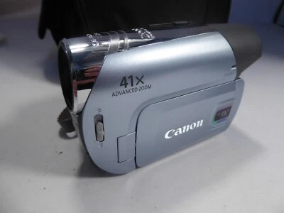 CANON MD216 MINI DV DIGITAL CAMCORDER TAPE VIDEO CAMERA 41x Zoom Tested Working - Image 1 of 4