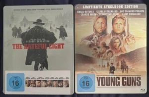 The Hateful Eight & Young Guns Blu Ray Limited Edt Steelbooks German Releases - Picture 1 of 2