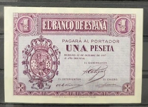 ESPAÑA.EDIFIL 425a. 1 PTA 12 DE OCTUBRE DE 1937 SERIE C, SIN CIRCULAR. - Bild 1 von 2