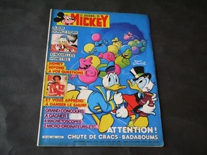 WALT DISNEY JOURNAL MICKEY NOUVELLE SÉRIE N°1685 + 5 IMAGES AUTOCOLLANTES PANINI - Foto 1 di 2