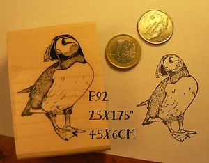 P92 Papageientaucher Vogel Gummistempel - Bild 1 von 2