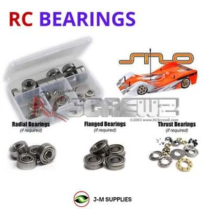 RCScrewZ Metal Shielded Bearings ser017b for Serpent S120 Pro 1/12 410007 | KIT - Picture 1 of 15
