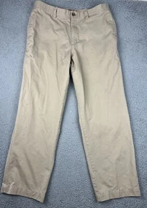 Vintage Eddie Bauer Khakis Chino Pants Mens 34x32 Actual 34x31 Wide Leg ** - Picture 1 of 12