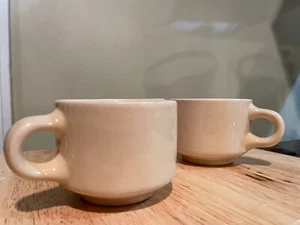 Antike HOMER LAUGHLIN Kaffeetasse 3er Set Best China RESTAURANT WARE USA 1950er - Bild 1 von 4