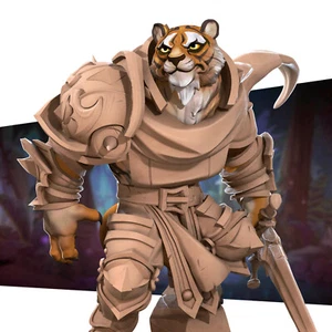 Tabaxi - Paladin - Bite the Bullet - Dungeons and Dragons - Picture 1 of 7