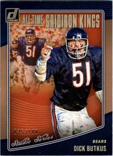 2018 Donruss All Time Gridiron Kings Studio Series #7 Dick Butkus /100 - NM-MT