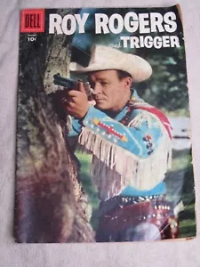 De colección Dell Comics Roy Rogers and Trigger agosto 1956 volumen 1 no 104 - Imagen 1 de 7
