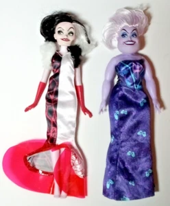 Disney Villains Black & Brights Collection Doll Ursula & Cruella Hasbro - Picture 1 of 9