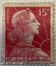 Algeria 15F Lady Stamp - See Pictures.