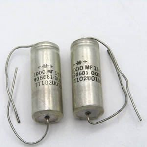 (2 STCK.) 1000uf 15 V Aluminium Elektrolytkondensator Axial -- Neu aus altem Lagerbestand - Bild 1 von 1
