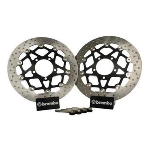 Kawasaki 636 B1H 2003 2004 Brembo 330mm Front Brake Disc Upgrade Kit - Imagen 1 de 5