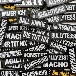 2x Julius K9 Klettsticker Größe S 3 x 11cm für Hundegeschirr refl. große Auswahl - Bild 1 von 73