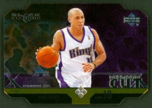 2004-05 Black Diamond MIKE BIBBY Die Cut Quad Quadruple Horizontal Rare SP 1:400 - Picture 1 of 2