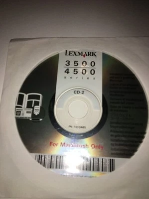 Lexmark 3500/4500 Serie CD-2 Installation CD Einrichtung Software Für Macintosh - Bild 1 von 4