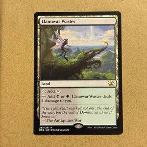 MTG ~ Llanowar Wastes ~ BRO The Brother's War ~ #264 ~ Rare Land ~ NM - Picture 1 of 3