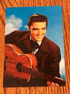 ELVIS PRESLEY COLORED POST CARD No writing - Picture 1 of 3