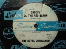 Royal Guardsmen "Snoopy vs. The Red Baron" 1967 FESTIVAL Oz 7" 45rpm