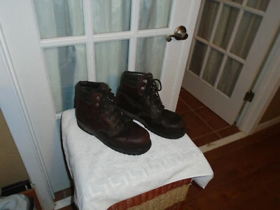 GEORGIA Botas de Trabajo Talla 10.5 M Puntera de Acero Tobillo IMPERMEABLES G6174 Oiler Farm Ranch Foto 1 de 4