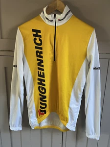 Bonfanti Jungheinrich Herren Langarm Radtrikot | Gelb/Weiß | Medium | - Bild 1 von 7