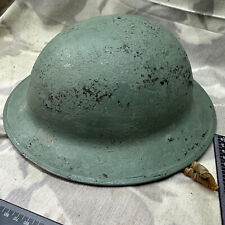 Original WW2 British Army Mk2 Brodie Combat Helmet - Repainted - Ideal Project