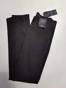 M&S Collection, Mid Rise Skinny Leggings, Charcoal Size 6, With stretch trousers - Picture 1 of 9