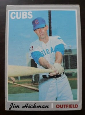 1970 TOPPS Baseball Jim Hickman EX Condition #612   - Image 1 of 3