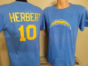 11015 Mens San Diego Chargers JUSTIN HERBERT Football Jersey Shirt POWDER BLUE - Picture 1 of 1