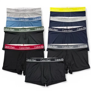 Calvin Klein Men's Low Rise Micro Stretch Trunks 2 x Pack - Picture 1 of 24