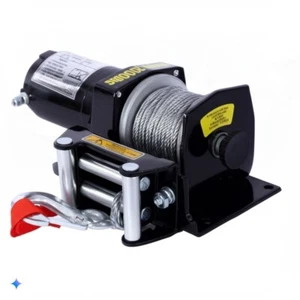 2000lb 12V ATV/UTV Electric Winch Off-Road Waterproof Steel Cable Winch for ATV - Picture 1 of 18