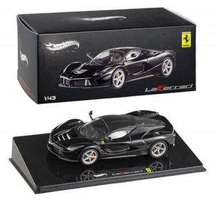 Ferrari LaFerrari HY-KERS 2013 negro negro 1:43 Hot Wheels Elite BCT84 - Imagen 1 de 2