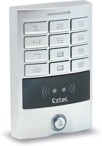 Código Teclado Teclado para Abridor y Cierre Eléctrico, 12V, Gris, EXTEL - Imagen 1 de 3
