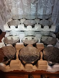 12 Empty Bath & Body Works 3 Wick Candles & Silver Pumpkin Fall White Barn Lids - Picture 1 of 3