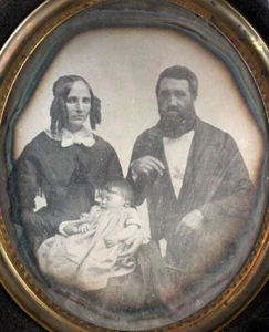 Daguerréotype POST-MORTEM 1845 / Magic lantern - Picture 1 of 3