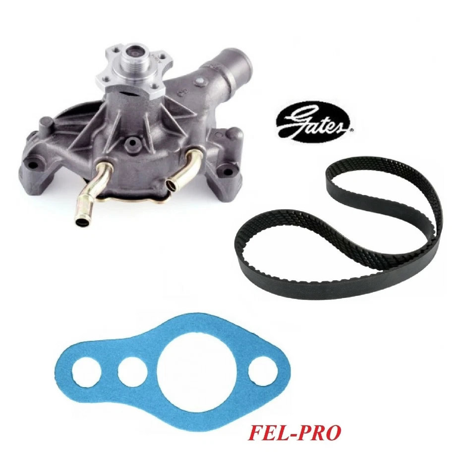 Bomba de agua del motor GATES y correa y junta para Chevrolet S10 V6 4,3 L 2001-2004 Foto 1 de 1