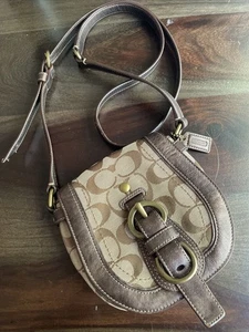 Mini borsa a marsupio Coach "Legacy Saddle" - Foto 1 di 14