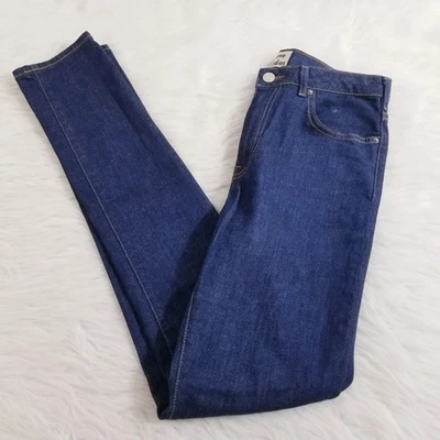 Pantalones de mezclilla Acne Studios para mujer talla 30 x 32 pin Raw Reform lavado oscuro tiro medio Foto 1 de 4
