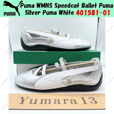 Puma WMNS Speedcat Ballet Puma Silver Puma White 401581-01 taglia donna - Immagine 1 di 4