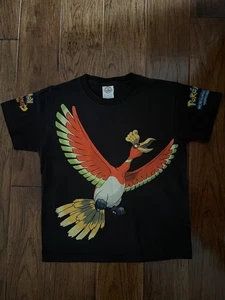Vintage Promo Pokemon Shirt Heart Gold Soul Silver Youth Medium orcould fit Teen - Picture 1 of 9
