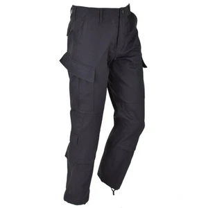 Mil-Tec Cargohose verstellbar verstärkte Knie Stauraum Schwarz - Bild 1 von 5