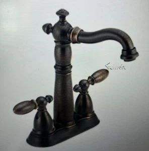 Delta 2155-RBLHP two handle bar / prep faucet less handle  in Venetian Bronze - Bild 1 von 2