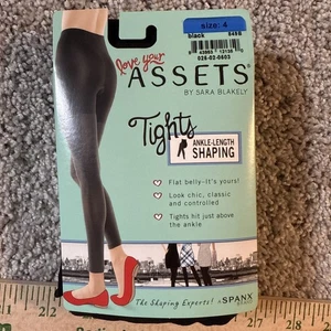 Spanx schwarze Strumpfhose Größe 4 180-220 Pfund ohne Füße - Bild 1 von 6